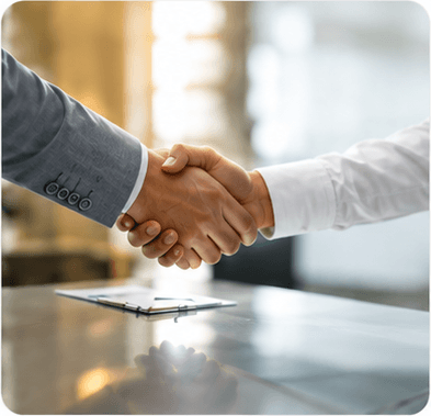 Business handshake